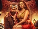 KD The Devil OTT release: Sanjay Dutt and Nora Fatehi in a still from the song Sarke Chunar Teri Sarke in the Kannada film. 