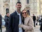 Jelena Djokovic cheers on Novak before crucial French Open encounter.