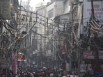 Officials said precast RCC multi-utility ducts will be installed beneath the roads to accommodate LT power cables, telecom and optical fibre lines, CCTV wiring and other utilities in a common underground corridor. (HT Archive)