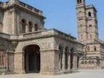 Pune, India - December 24, 2018: SPPU main building in Pune, India, on Monday, December 24, 2018. (Photo by Sanket Wankhade/HT PHOTO)