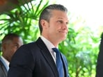 US Defense Secretary Pete Hegseth (C) leaves after a bilateral meeting with Vietnam's Defence Minister Phan Van Giang on the sidelines of the Shangri-La Dialogue Summit in Singapore on May 29, 2026.