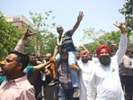 The AAP won 10 of the 13 wards in Banur municipal council. (HT Photo)