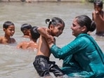 The Jammu region has been reeling under an extreme heat-wave for the past week, with temperatures consistently rising above 40° Celsius since May 16. (PTI)