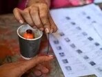This time Mohali had seen a slight dip in its voter turnout – 55.5% compared to 60% in 2021. (HT File)