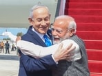 Israeli Prime Minister Netanyahu with PM Modi in February this year