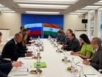 NSA Ajit Doval met Nikolai Patrushev, Aide to President and Chairman of the Maritime Board of Russia on 29 May 2026 in Moscow, Russia. 