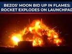 Blue Origin’s new Glenn rocket exploded in a fiery “hotfire” test at Cape Canaveral, destroying a booster that was meant to launch 48 Amazon broadband satellites. Blue Origin’s new Glenn rocket exploded in a fiery “hotfire” test at Cape Canaveral, destroying a booster that was meant to launch 48 Amazon broadband satellites.