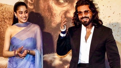 Ram Charan: చిరంజీవి, శ్రీదేవి స్టార్డమ్ ఎంతో చిన్నప్పుడు మాకు తెలియదు: పెద్ది ప్రమోషన్స్లో రామ్ చరణ్, జాన్వీ (PTI) Ram Charan: చిరంజీవి, శ్రీదేవి స్టార్డమ్ ఎంతో చిన్నప్పుడు మాకు తెలియదు: పెద్ది ప్రమోషన్స్లో రామ్ చరణ్, జాన్వీ (PTI)