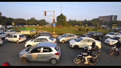 The project was conceived in 2016 to decongest the chowk as most of the traffic coming to the city passes through it.