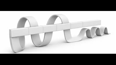 The three-dimensional, ribbon-based educational instrument (HT Photo) The three-dimensional, ribbon-based educational instrument (HT Photo)