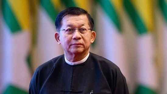 Myanmar President Min Aung Hlaing (AFP)
