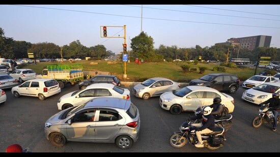 The project was conceived in 2016 to decongest the chowk as most of the traffic coming to the city passes through it.