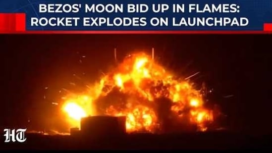 Jeff Bezos' Blue Origin rocket explodes; billionaire's moon bid up in flames?