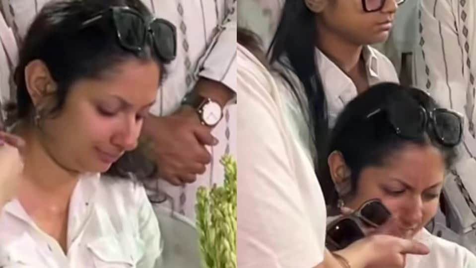 চোখের জলে বাবাকে জানালেন শেষ বিদায়