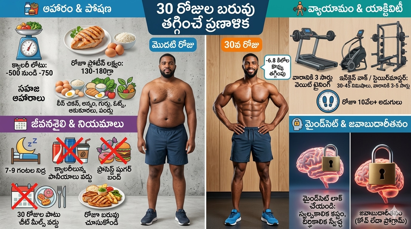 వేగంగా బరువు తగ్గడం ఎలా? (Google Gemini) వేగంగా బరువు తగ్గడం ఎలా? (Google Gemini)