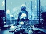 Business and technology concept. Internet of Things(IoT). Information Communication Technology(ICT). Aritificial Intelligence(AI). (Getty Images/iStockphoto)