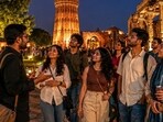Delhiites are exploring iconic landmarks like the Humayun’s Tomb and the Qutub Minar, post sunset, through heritage walks night .