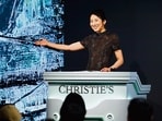 Liang-Lin Chen of Christie’s in Hong Kong is known for her calm but warm manner, ready smile, easy wit - and for her trademark qipaos, often in purple, turquoise or midnight blue, with a hint of shimmer. (Christie’s)