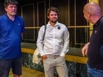 Peter Heine Nielsen (L) and Magnus Carlsen. (Michal Walusza / Norway Chess)