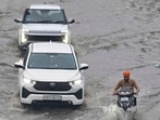 Residents said water remained accumulated at several locations long after the rain had stopped, indicating shortcomings in the city’s drainage system. (Gurpreet Singh/HT) Residents said water remained accumulated at several locations long after the rain had stopped, indicating shortcomings in the city’s drainage system. (Gurpreet Singh/HT)