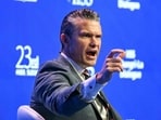 US Secretary of Defence Pete Hegseth speaks during a plenary session of the 23rd Shangri-La Dialogue summit in Singapore. (Photo by JAM STA ROSA / AFP) US Secretary of Defence Pete Hegseth speaks during a plenary session of the 23rd Shangri-La Dialogue summit in Singapore. (Photo by JAM STA ROSA / AFP)