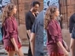 Ahaan Panday and Sharvari shoot on the streets of the UK for Ali Abbas Zafar's action-romance, watch leaked video.