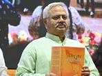 Sunil Ambekar, Akhil Bharatiya Prachar Pramukh, Rashtriya Swayamsevak Sangh during a book launch 