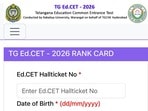 <p>తెలంగాణ ఎడ్‌సెట్ - 2026 ఫలితాలు విడుదలయ్యాయి. ఈ ఏడాది పరీక్ష రాసిన అభ్యర్థుల్లో రికార్డు స్థాయిలో 96.95 శాతం మంది ఉత్తీర్ణత సాధించారు. </p>