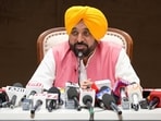 AAP National Convenor Arvind Kejriwal and Punjab Chief Minister Bhagwant Singh Mann address party workers after the party's strong performance in Punjab's urban local body elections.