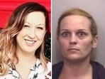 Heidi Broussard and her infant daughter Margot Carey (L), and Magen Fieramusca (R)