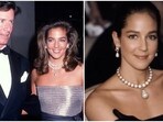 Calvin Klein with his ex-wife Kelly Klein. 