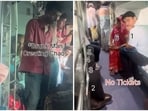 Passenger's train journey turns bad because of ticketless travellers. 