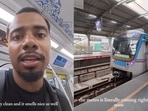 A UK vlogger praised Hyderabad Metro’s cleanliness after taking a ride.