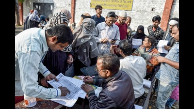 (Representative image) Over 15.55 lakh voters are registered in the district. BLOs will make multiple household visits to verify details and assist with enrolment. (ANI) (Representative image) Over 15.55 lakh voters are registered in the district. BLOs will make multiple household visits to verify details and assist with enrolment. (ANI)