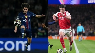 PSG face Arsenal in Budapest on Sunday. PSG face Arsenal in Budapest on Sunday.
