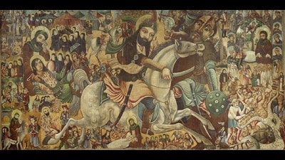 A painting of the Battle of Karbala. (Sourced)