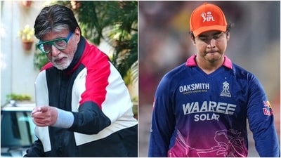 Amitabh Bachchan was all praise for Vaibhav Sooryavanshi's play. (ANI/PTI)