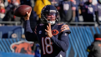 Chicago Bears quarterback Caleb Williams would be a natural candidate for the next Madden NFL cover given his performance last season. (AP) Chicago Bears quarterback Caleb Williams would be a natural candidate for the next Madden NFL cover given his performance last season. (AP)