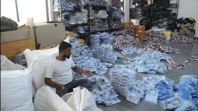 Many schools started the uniform procurement process in October and their uniforms are ready. (HT Photo) Many schools started the uniform procurement process in October and their uniforms are ready. (HT Photo)