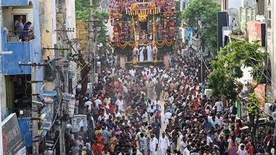 తిరుపతి : మార్మోగిన గోవింద నామస్మరణం - వైభవంగా శ్రీ గోవిందరాజస్వామి రథోత్సవం తిరుపతి : మార్మోగిన గోవింద నామస్మరణం - వైభవంగా శ్రీ గోవిందరాజస్వామి రథోత్సవం