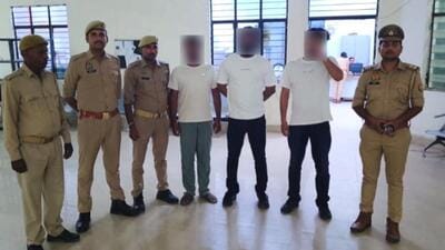 The three accused who were arrested. (SOURCED) The three accused who were arrested. (SOURCED)
