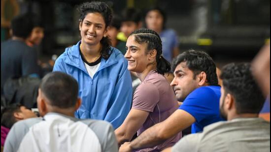 Vinesh Phogat. (Sanchit Khanna/Hindustan Times)