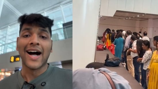 A man pointed out how travellers rushed near a baggage belt even as luggage would move around. (Instagram/a_living_mango)