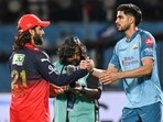 Shubhman Gill greets Rajat Patidar after the IPL 2026 Qualifier 1.