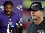 Jackson (L) reflected on the impact Harbaugh (R) had on both the organization and the city during their years together.