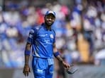 Hardik Pandya had a below-par season for the Mumbai Indians. Hardik Pandya had a below-par season for the Mumbai Indians.