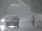 The rain is expected due to a prevailing western disturbance that is weakening, with no rainfall expected from Monday onwards, the IMD said. (RAJ K RAJ /HT PHOTO)