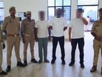 The three accused who were arrested. (SOURCED)