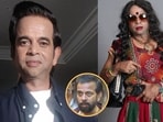 Actor Ishtiyak Khan (right) his looks as a transgender in The Narmada Story and (inset) in Matka King