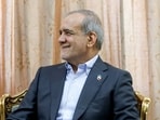 Iran's President Masoud Pezeshkian looks on during a meeting with Pakistan's army chief in Tehran on May 23.